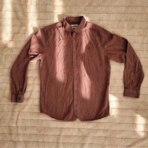 Jack & Jones‎ Casual Burgandy Tone Button Down Shirt M